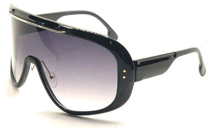 Mens Womens Oversized Wrap Shield Retro Sunglasses Black/Smoke Gradient Lens Unbranded img_4944---copy