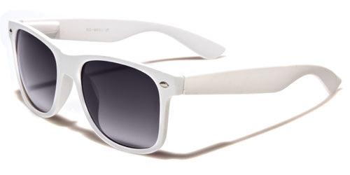 Designer Kids retro 80's Classic Sunglasses WHITE Retro Optix kd69mixb