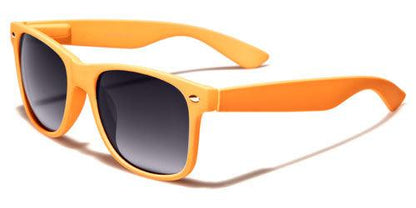 Designer Kids retro 80's Classic Sunglasses ORANGE Retro Optix kd69mixe