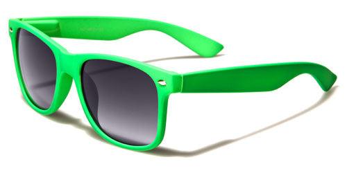 Designer Kids retro 80's Classic Sunglasses GREEN Retro Optix kd69mixg