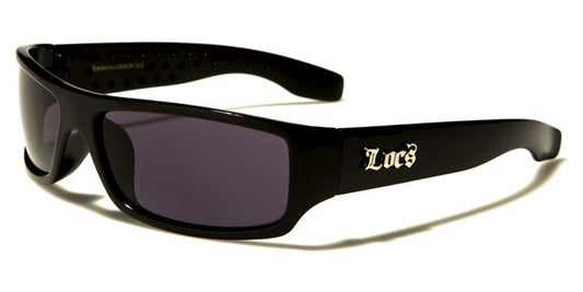 Children's Unisex Wrap around Black LOCS Sunglasses for Boy's and Girl's Locs Shades kg-loc9003-bka