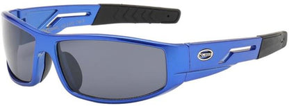 Xloop Children's Wrap Around Sports Sunglasses X-Loop kg-x2472-2 Blue Smoke Lens