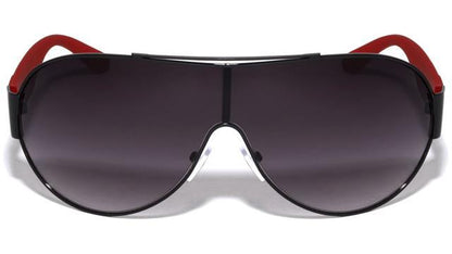 Khan Oversized Shield Pilot Sunglasses for Men Khan kn-m3940-khan-curved-shield-sunglasses-01_075535cc-09b4-4d16-aa2a-e86d88b45712