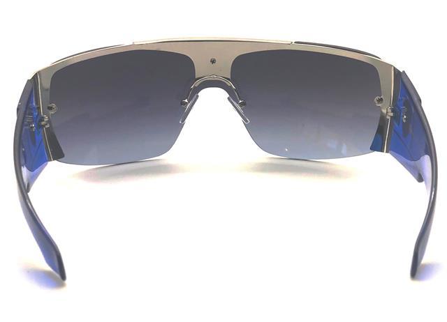 XXL Oversized Wrap Around Sunglasses For Men & Women – Black Frame, Gradient Lenses, UV400 Protection