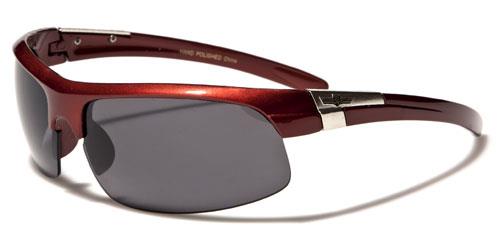 Khan Sport Wrap Around Sunglasses for Men RED SMOKED LENSES Khan kn5139e