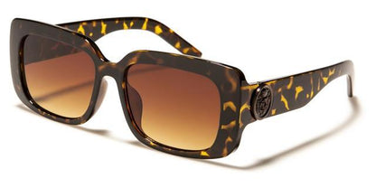Kleo Women's large thick rim chunky frame Sunglasses UV400 Tortoise Gradient Kleo lh-p4048e