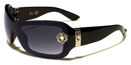 Diamante Wrap Around Kleo Sunglasses fr Women Black Black Lens Kleo lh5183a