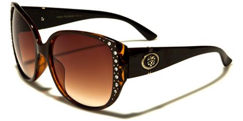 Designer Oversized Cat Eye Sunglasses for women BROWN Kleo lh5332rhf