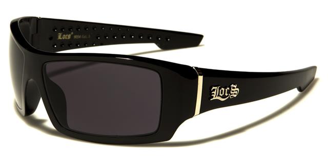 Locs Black White Oversized wrap around Biker Hip Hop Sunglasses Slim Shadies Celebrity Sunglasses