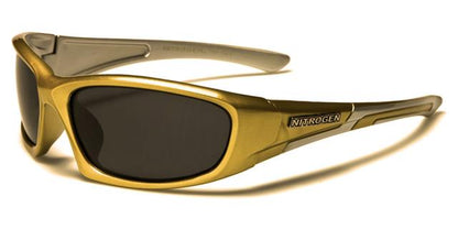 Nitrogen Fishing Sports Polarized Sunglasses Unisex Gold/Silver/Smoke Lens Nitrogen nt7041pzd