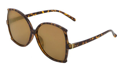 Quirky Oversized Butterfly Shield Sunglasses Tortoise Brown Brown Mirror Lens Unbranded p6241-plastic-butterfly-fashion-sunglasses-05