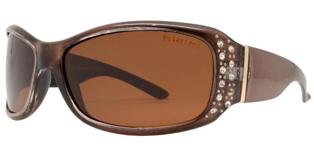 Womens Small Rhinestone Polarised Wrap Around Sunglasses Brown Brown Lens Unbranded pl-7808-bxd_283ce450-7a17-4166-8121-2145ac9b33fe