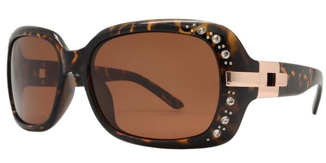 Womens Rhinestone Polarised Sunglasses Small Wrap Around Black Shades for Ladies Tortoise Brown Gold Brown Lens Unbranded pl_7585_bx_-_4_f9f1b760-0a25-4d08-b076-e41c48dcf457