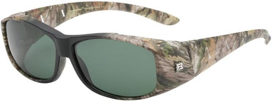 Unisex Camo Polarized Cover Over Fit Over your Glasses Sunglasses OTG Camouflage Fishing Green Camo Green Lens Barricade pz-bar603-camo-1