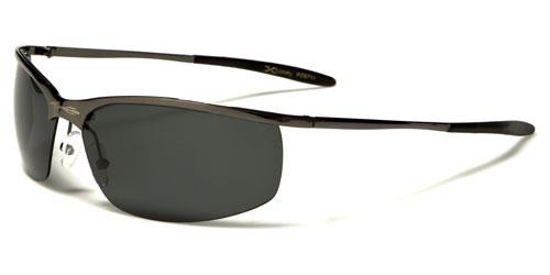 X-Loop Metal Polarised Semi-Rimless Driving Fishing sunglasses Gunmetal Frame Smoke lense X-Loop pz5711a