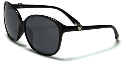 Designer Oversized Cat Eye Sunglasses For Women BLACK Romance rom90023a