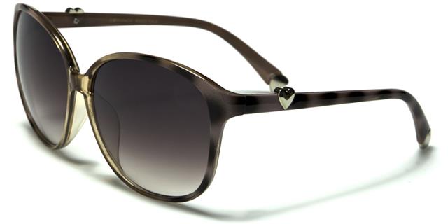 Designer Oversized Cat Eye Sunglasses For Women BLACK & GREY Romance rom90023f