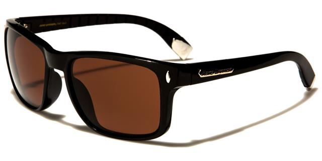 Brown HD Lens Driving Classic Sunglasses Unisex Gloss Black Brown HD Lens Road Warrior rw7247a