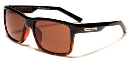Road Warrior Driving Sunglasses Gloss Black & Tortoise Brown Brown HD Lens Road Warrior rw7260d