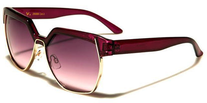 VG Womens Designer Oversized Cat Eye Sunglasses Purple Gold Smoke Pink Gradient Len VG vg29086cec