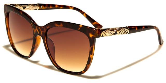 VG Designer Inspired Big Cat Eye Sunglasses for women Brown Tortoise Brown Gradient Lens VG vg29146f