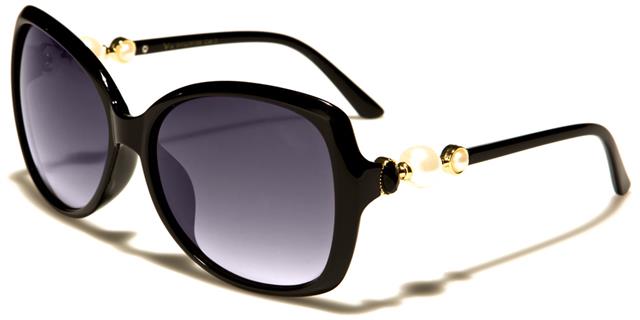 VG Oversized Retro Butterfly Vintage Sunglasses for women Black Gold Smoke Gradient Lens VG vg29156b