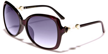 VG Oversized Retro Butterfly Vintage Sunglasses for women Purple Gold Smoke Gradient Lens VG vg29156cc