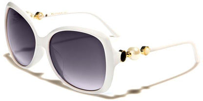 VG Oversized Retro Butterfly Vintage Sunglasses for women White Gold Smoke Gradient Lens VG vg29156d