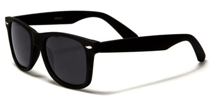 Designer Polarized Unisex Retro Classic Square Sunglasses MATT BLACK Unbranded wf01pzb