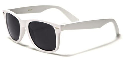 Designer Polarized Unisex Retro Classic Square Sunglasses WHITE Unbranded wf01pzc
