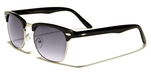 Women's Half Rim Classic Retro Sunglasses BLACK Unbranded wf13a