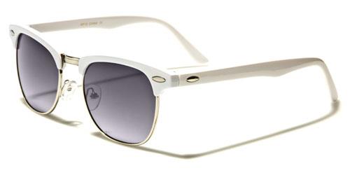 Women's Half Rim Classic Retro Sunglasses WHITE Unbranded wf13b