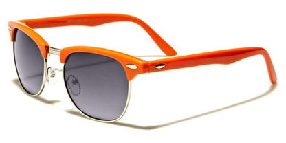 Women's Half Rim Classic Retro Sunglasses ORANGE Unbranded wf13d