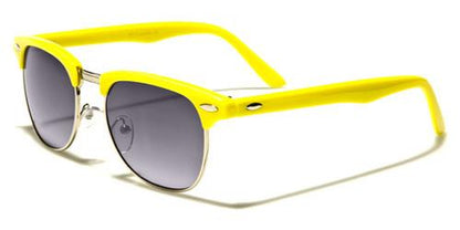 Women's Half Rim Classic Retro Sunglasses YELLOW Unbranded wf13e