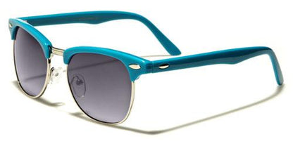 Women's Half Rim Classic Retro Sunglasses TURQUOISE Unbranded wf13g