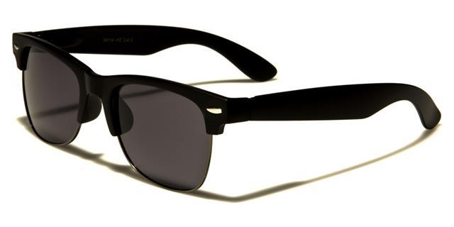 Unisex Polarized Designer Classic Retro Vintage Sunglasses Unbranded wf14-pza_0f3de91c-14ef-4d13-99b3-f430ed2d706e Matt Black Gunmetal Smoke Lens