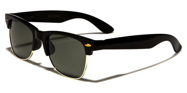Unisex Polarized Designer Classic Retro Vintage Sunglasses Gloss Black Gold Green Smoked Lens Unbranded wf14-pzd_2054d29c-9724-44bd-8494-7e5e91d2b396