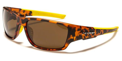 White XLoop Xloop Wrap Around Sport Sunglasses Brown Yellow Brown Lens x-loop x2616f