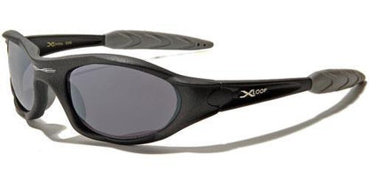 Small Xloop Wrap around Extreme Sports Sunglasses for Men x-loop xl01bmixa MATT BLACK SMOKE LENSE