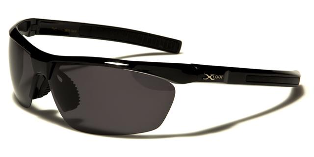 XLoop Polarised Sports Fishing and Driving Sunglasses Black Smoke Lens x-loop xl3606-pza