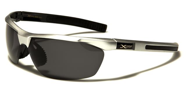 XLoop Polarised Sports Fishing and Driving Sunglasses Silver Smoke Lens x-loop xl3606-pzc