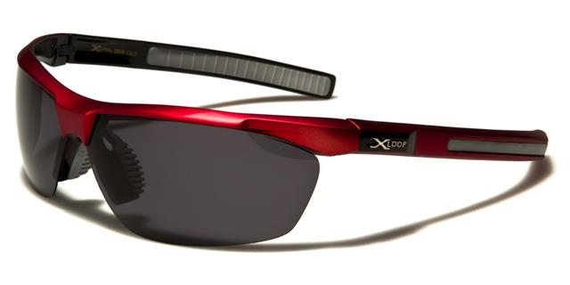 XLoop Polarised Sports Fishing and Driving Sunglasses Red Smoke Lens x-loop xl3606-pzd