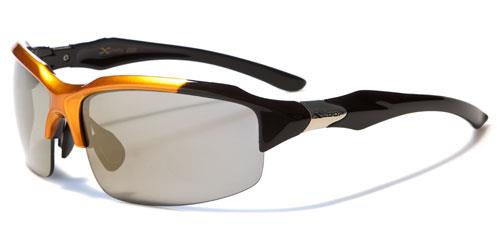 X-Loop Semi-Rimless Cycling Sports sunglasses BLACK & ORANGE x-loop xl459mixe