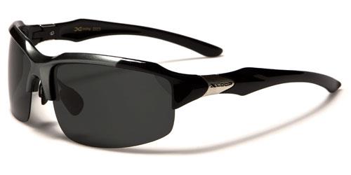 Xloop Polarized Sport Sunglasses Semi Rimless Fishing GUNMETAL & BLACK x-loop xl459pzb