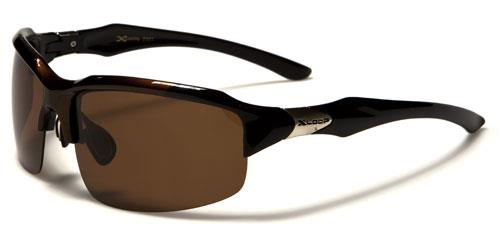 Xloop Polarized Sport Sunglasses Semi Rimless Fishing BROWN & BLACK x-loop xl459pzf