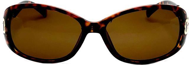 Women's Polarised Diamante Wrap Around Butterfly Large Sunglasses UV400 Eyelevel zoe-brown_a